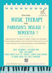 06/10/2018 Music Therapy for Parkison’s Disease